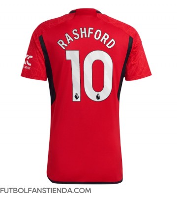 Manchester United Marcus Rashford #10 Primera Equipación 2023-24 Manga Corta